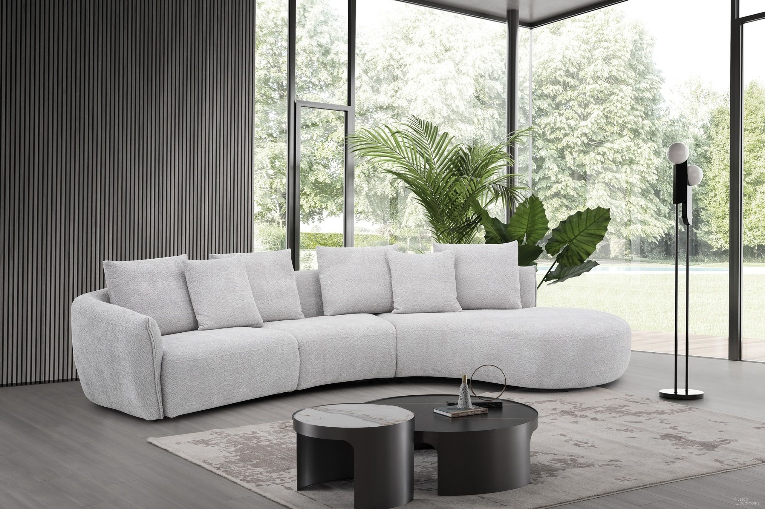 The appearance of Hamilton RHF Chaise Sectional In Off White designed by J&M in the modern / contemporary interior design. This off white piece of furniture was selected by 1StopBedrooms from Hamilton Collection to add a touch of cosiness and style into your home. Sku: 188875-RHFC. Material: Textured.