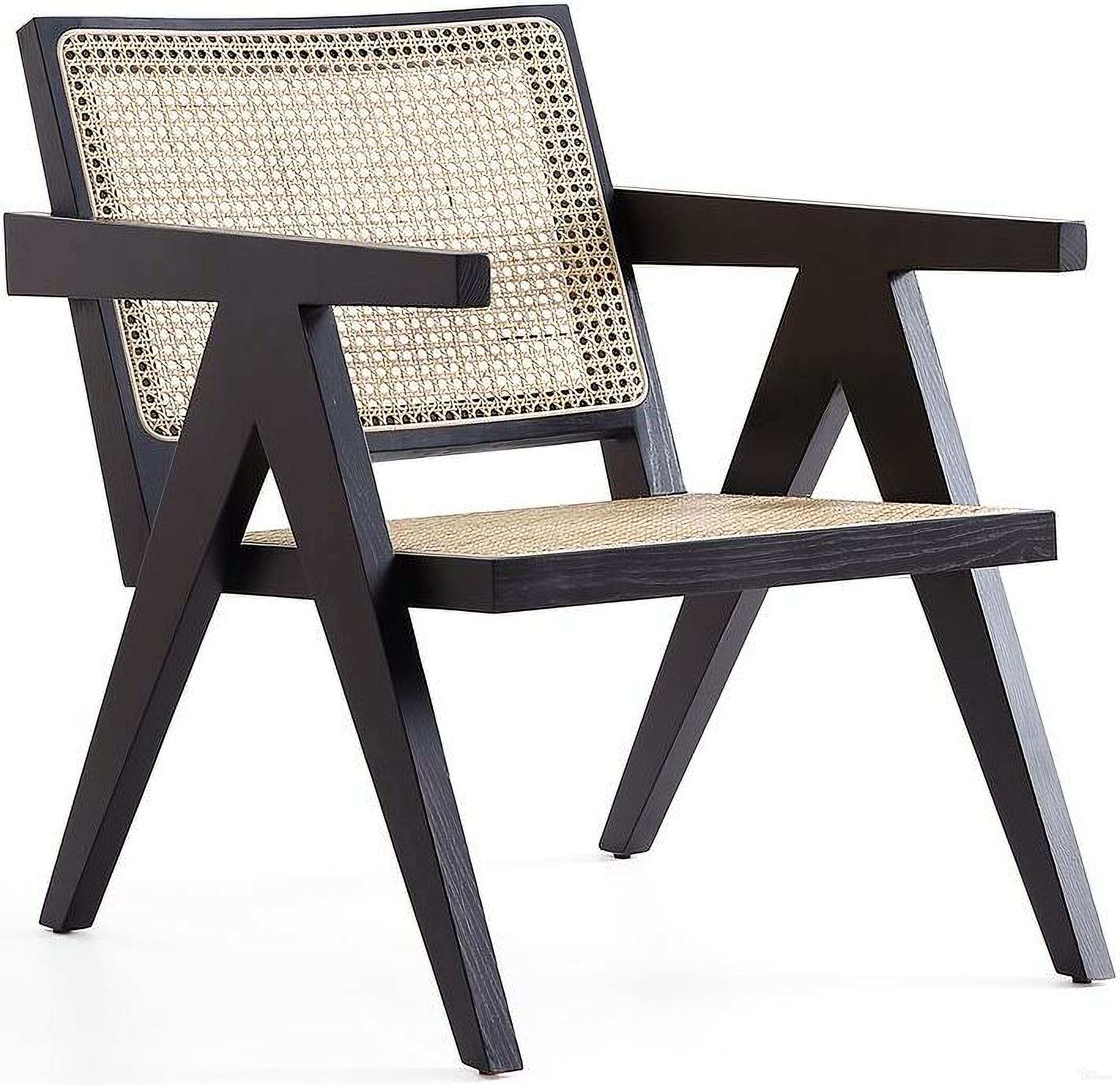 The appearance of Hamlet Accent Chair In Black And Natural Cane designed by Manhattan Comfort in the industrial interior design. This black and natural piece of furniture was selected by 1StopBedrooms from Hamlet Collection to add a touch of cosiness and style into your home. Sku: ACCA04-BK. Material: Wood.