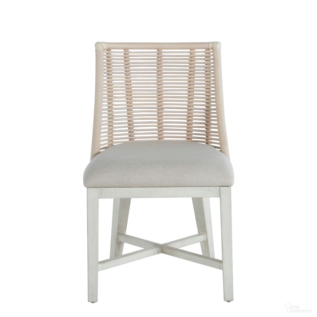 The appearance of Hamlet Dining Chair In White and Vienna Custard designed by Gabby in the transitional interior design. This white/vienna custard piece of furniture  was selected by 1StopBedrooms from Hamlet Collection to add a touch of cosiness and style into your home. Sku: SCH-166350. Material: Mahogany. Chair Type: Side Chair.
