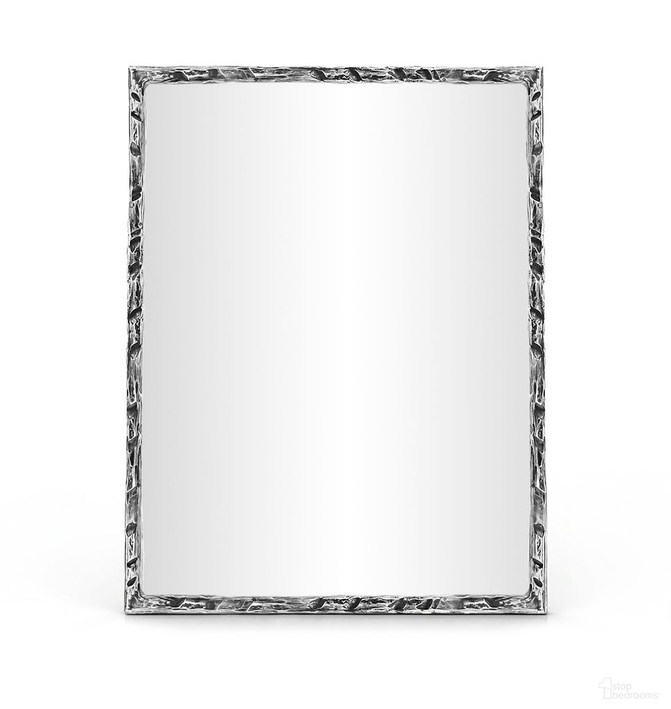 The appearance of Hammer Iron Mirror In Silver designed by Meridian in the modern / contemporary interior design. This silver piece of furniture  was selected by 1StopBedrooms from Hammer Collection to add a touch of cosiness and style into your home. Sku: 66005Silver-M. Material: Glass.