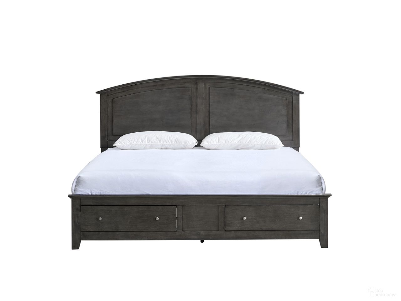 The appearance of Hammond Farmhouse Storage Full Bed in Gray designed by Glory in the country / farmhouse interior design. This gray piece of furniture was selected by 1StopBedrooms from Hammond Collection to add a touch of cosiness and style into your home. Sku: G5405B-FSB Box 1;G5405B-FSB Box 2;G5405B-FSB Box 3;G5405B-FSB Box 4. Bed Type: Storage Bed. Material: Wood. Bed Size: Full.