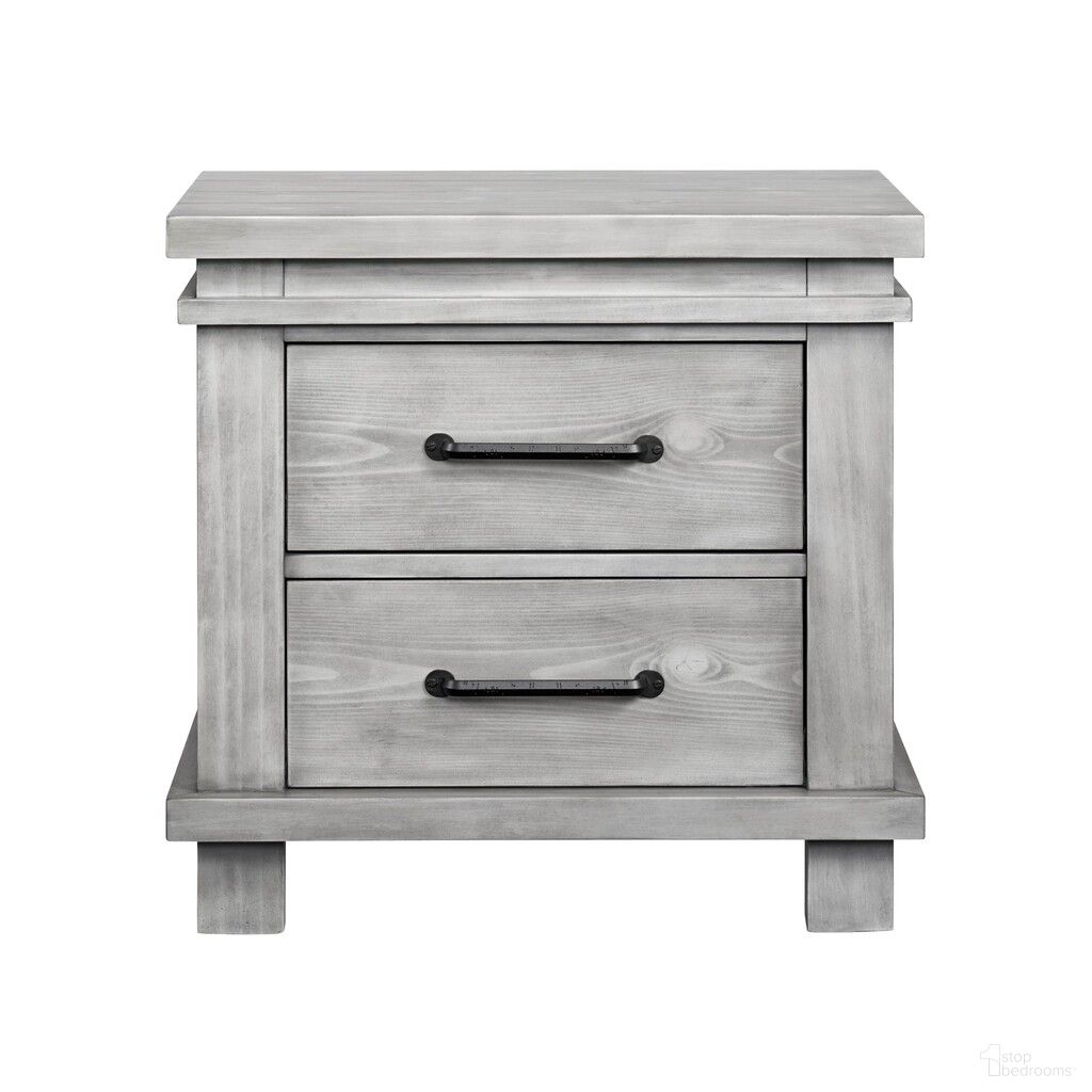 The appearance of Hampton 2 Drawer Nightstand In Stone Wash designed by Soho Baby in the transitional interior design. This stonewash piece of furniture was selected by 1StopBedrooms from Hampton Collection to add a touch of cosiness and style into your home. Sku: 43022930. Material: Wood.