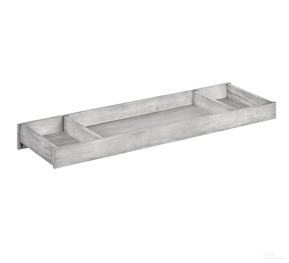 The appearance of Hampton Changing Topper In Stone Wash designed by Soho Baby in the transitional interior design. This stonewash piece of furniture was selected by 1StopBedrooms from Hampton Collection to add a touch of cosiness and style into your home. Sku: 43065930. Material: Wood.