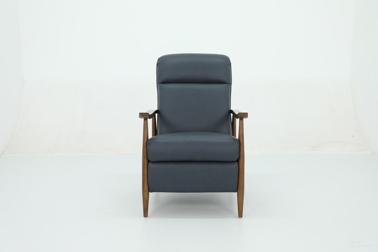 The appearance of Hampton Push Thru The Arms Recliner In Ocean designed by BarcaLounger in the traditional interior design. This ocean piece of furniture was selected by 1StopBedrooms from Hampton Collection to add a touch of cosiness and style into your home. Sku: 71158530846. Material: Leather.