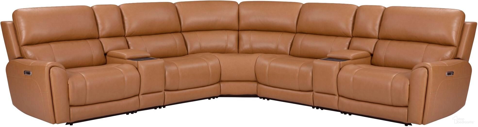 The appearance of Hancock 7 Piece Zero Gravity Power Reclining Sectional with Power Adjustable Headrests In Apple Cider designed by Parker House in the traditional interior design. This apple cider piece of furniture was selected by 1StopBedrooms from Hancock Collection to add a touch of cosiness and style into your home. Sku: MHAN-811LP3Z-APCI;MHAN-811RP3Z-APCI;MHAN-810P3Z-APCI;MHAN-840-APCI;MHAN-850-APCI;MHAN-860T-APCI;MHAN-860T-APCI. Material: Leather. Layout: L-Shape.