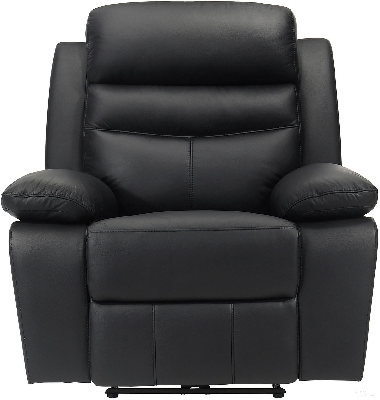 The appearance of Hancock Power Reclining Chair In Black designed by Homelegance in the modern / contemporary interior design. This black piece of furniture was selected by 1StopBedrooms from Hancock Collection to add a touch of cosiness and style into your home. Sku: 9628BLK-1PW. Material: Leather.