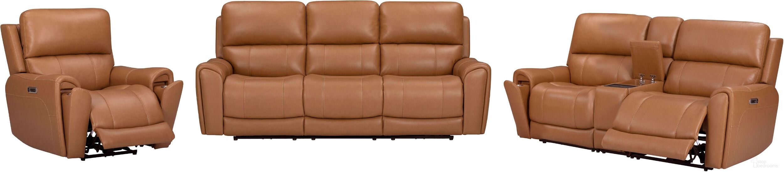 The appearance of Hancock Zero Gravity Power Reclining Living Room Set In Apple Cider designed by Parker House in the traditional interior design. This apple cider piece of furniture was selected by 1StopBedrooms from Hancock Collection to add a touch of cosiness and style into your home. Sku: MHAN-834P3Z-APCI;MHAN-822CP3Z-APCI. Material: PU.