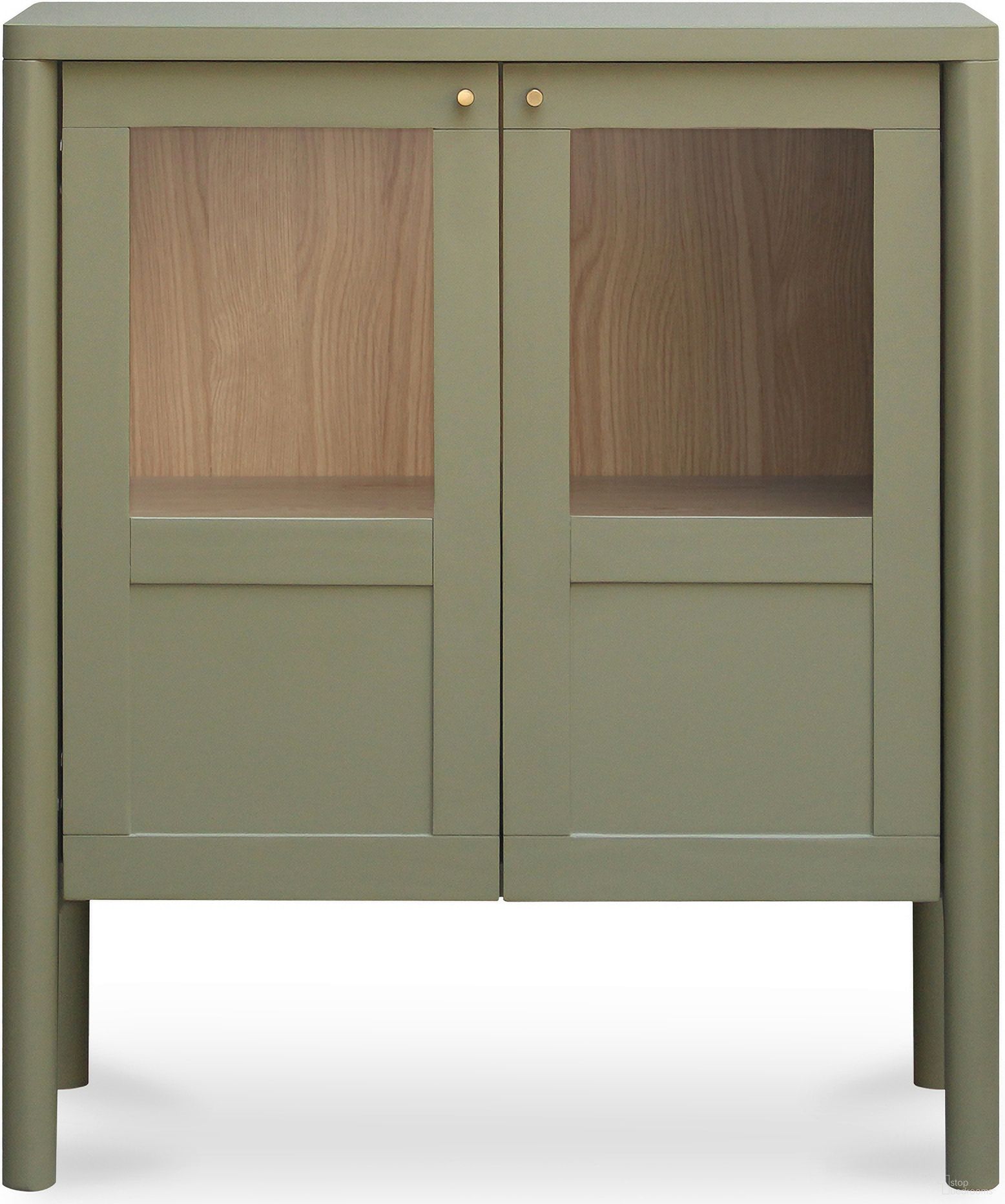 The appearance of Hannah Cabinet In Green designed by Moes Home in the modern / contemporary interior design. This green piece of furniture was selected by 1StopBedrooms from Hannah Collection to add a touch of cosiness and style into your home. Sku: EM-1005-16. Material: Solid Pine.