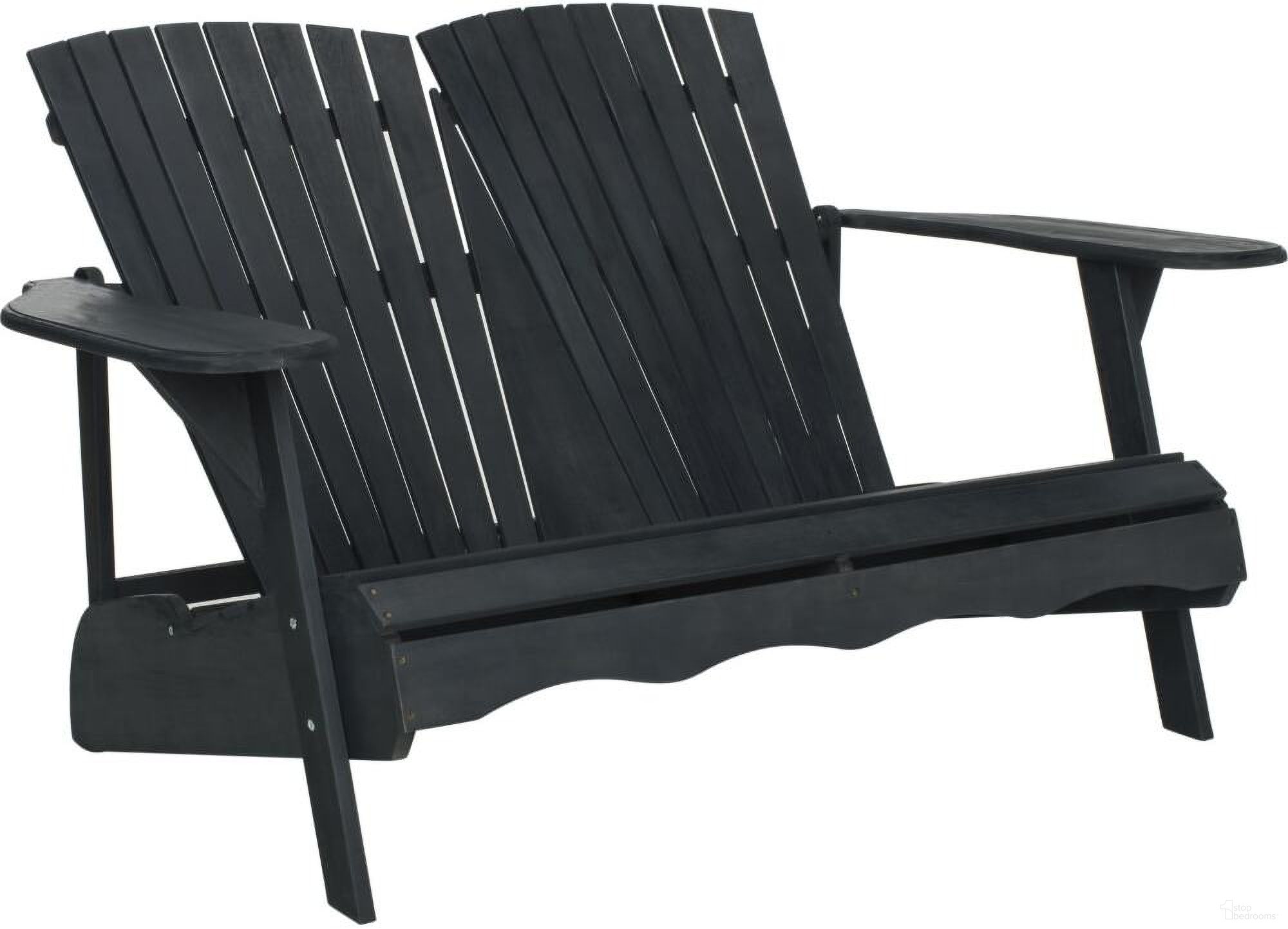 The appearance of Hantom Dark Slate Grey Bench designed by Safavieh in the transitional interior design. This grey and slate piece of furniture was selected by 1StopBedrooms from Hantom Collection to add a touch of cosiness and style into your home. Sku: PAT6702K. Material: Steel.