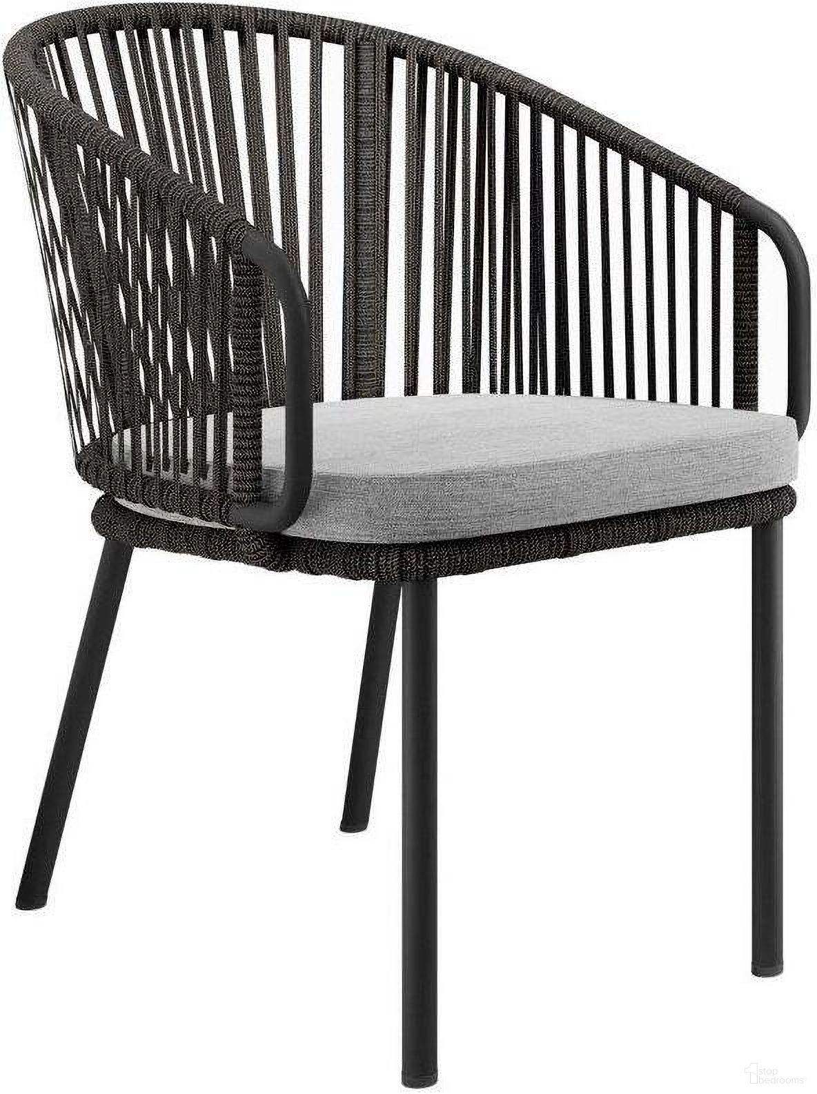 Harbor Charcoal Gray Outdoor Patio Arm Chair
