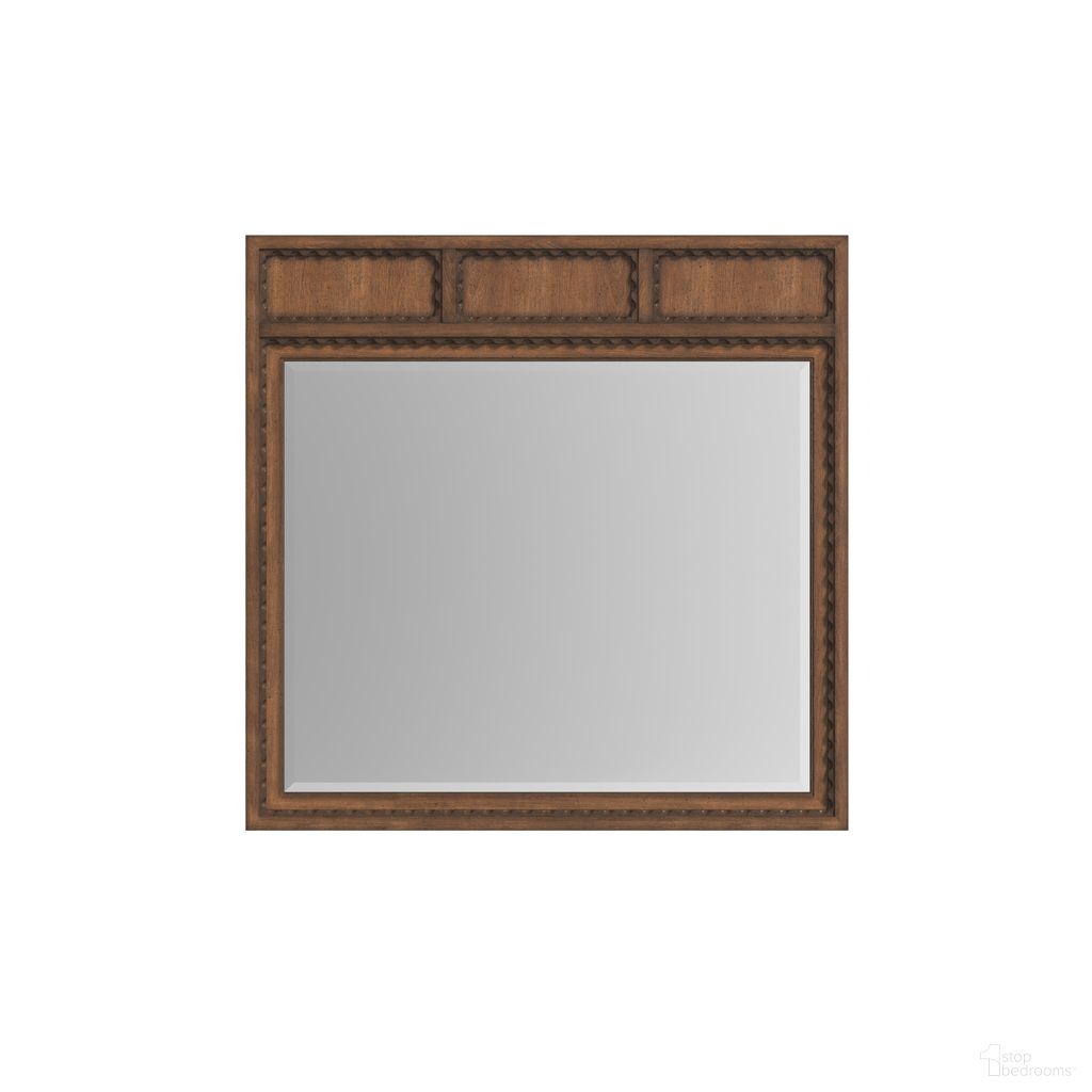 The appearance of Harbor Dresser Mirror In Warm Walnut designed by A.R.T. in the traditional interior design. This warm walnut piece of furniture  was selected by 1StopBedrooms from Harbor Collection to add a touch of cosiness and style into your home. Sku: 338121-2731. Material: Glass.