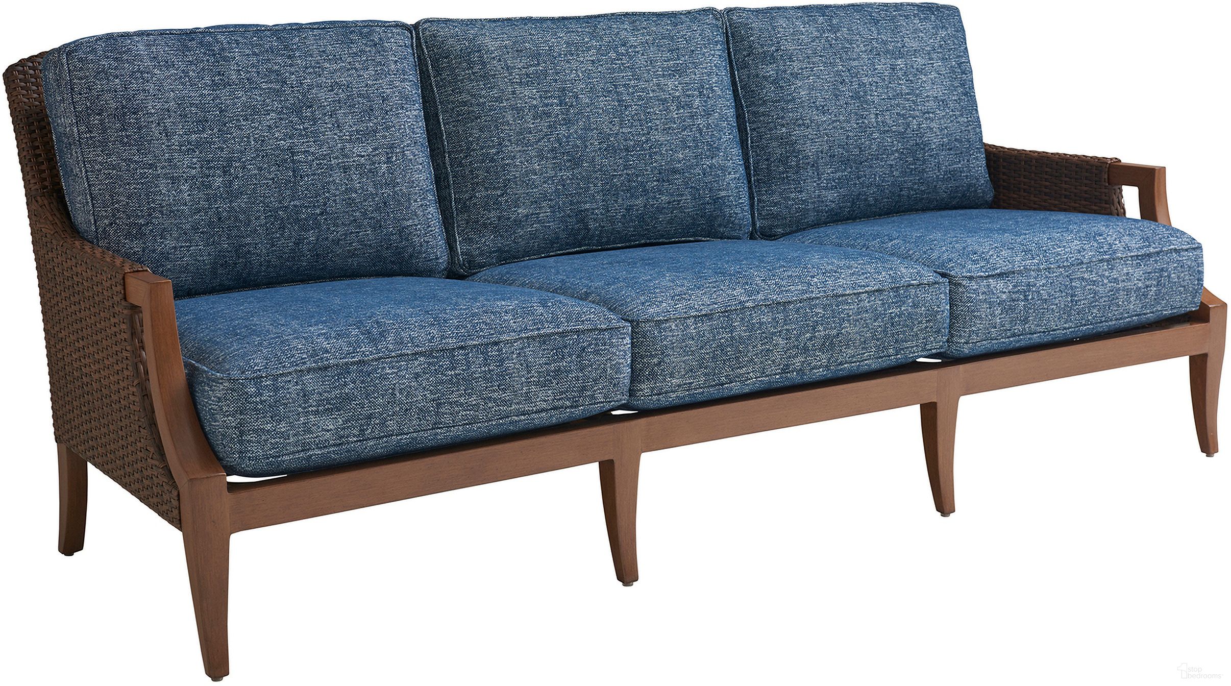 The appearance of Harbor Isle Sofa designed by Tommy Bahama in the modern / contemporary interior design. This blue/aqua piece of furniture was selected by 1StopBedrooms from Harbor Isle Collection to add a touch of cosiness and style into your home. Sku: 3935-33-40.
