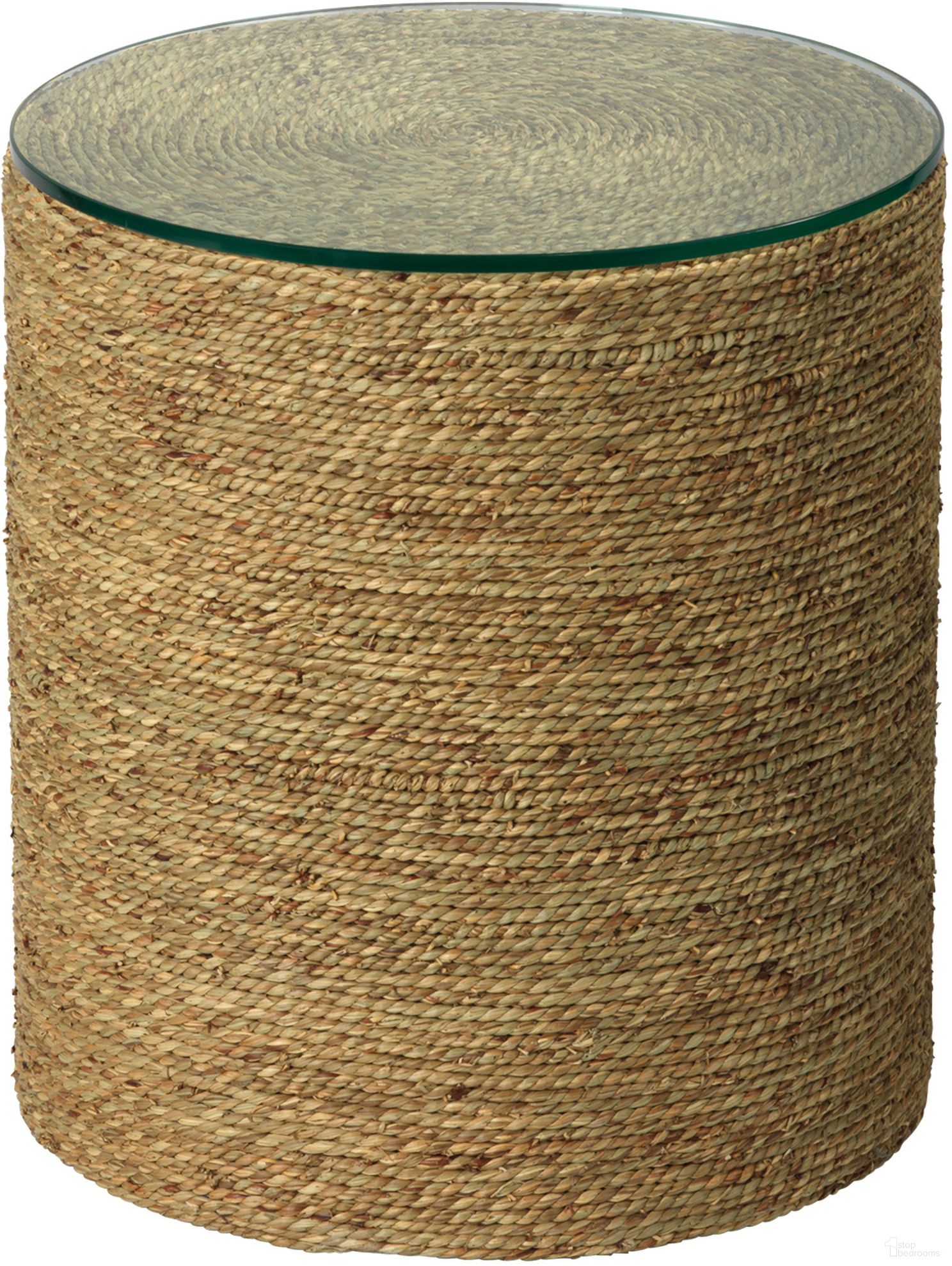 The appearance of Harbor Side Table designed by Jamie Young Company in the transitional interior design. This natural piece of furniture was selected by 1StopBedrooms from Harbor Collection to add a touch of cosiness and style into your home. Sku: 20HARB-STNA. Material: Seagrass.