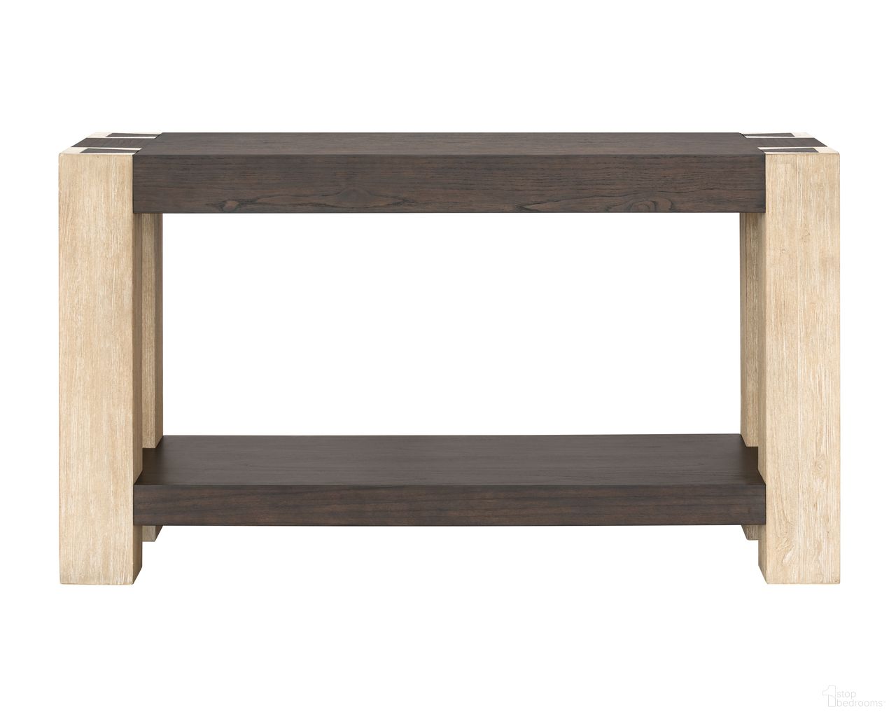 The appearance of Harmony Console Table In Natural designed by Bassett Mirror Company in the modern / contemporary interior design. This natural piece of furniture  was selected by 1StopBedrooms from Harmony Collection to add a touch of cosiness and style into your home. Sku: 2540-LR-400T;2540-LR-400B. Material: Wood.