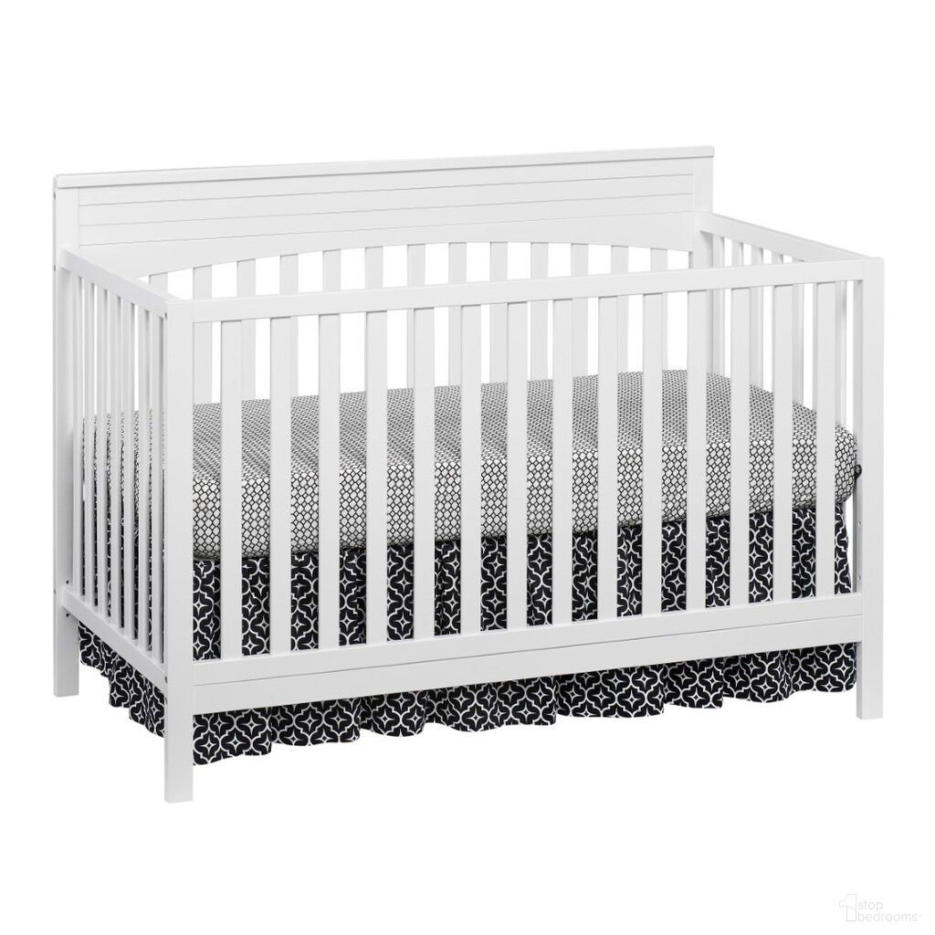 Harper 4 In 1 Convertible Crib In Snow White