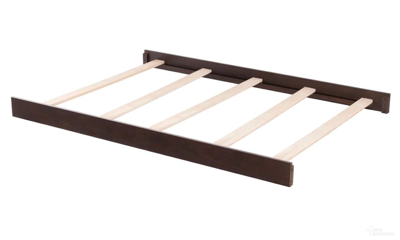 The appearance of Harper Full Bed Conversion Kit In Espresso designed by Oxford Baby in the traditional interior design. This espresso piece of furniture  was selected by 1StopBedrooms from Harper Collection to add a touch of cosiness and style into your home. Sku: 67088910. Material: Wood.