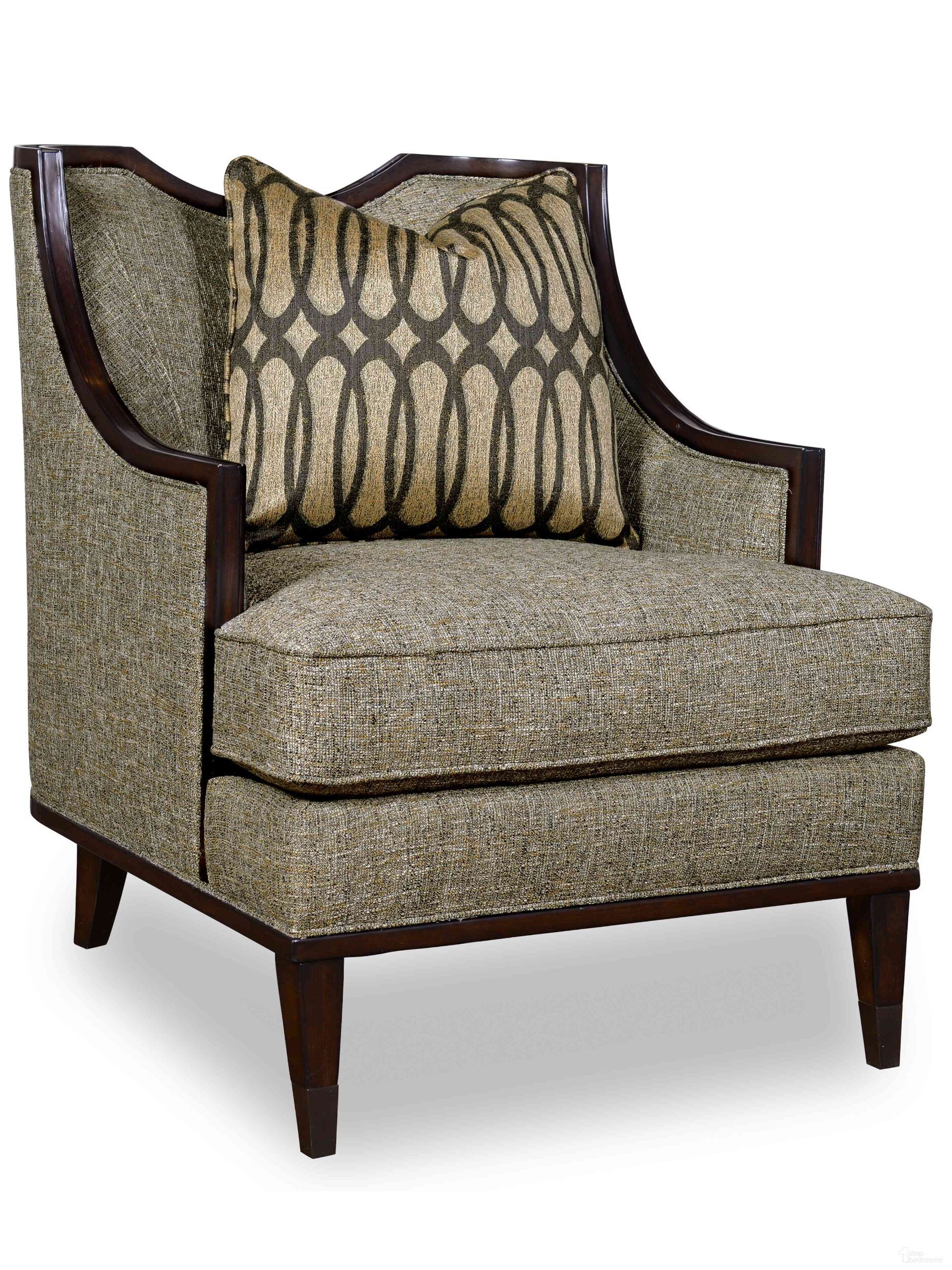 The appearance of Harper Mineral Matching Chair designed by A.R.T. in the transitional interior design. This cream piece of furniture  was selected by 1StopBedrooms from Harper Collection to add a touch of cosiness and style into your home. Sku: 161523-5036AA. Material: Upholstered.