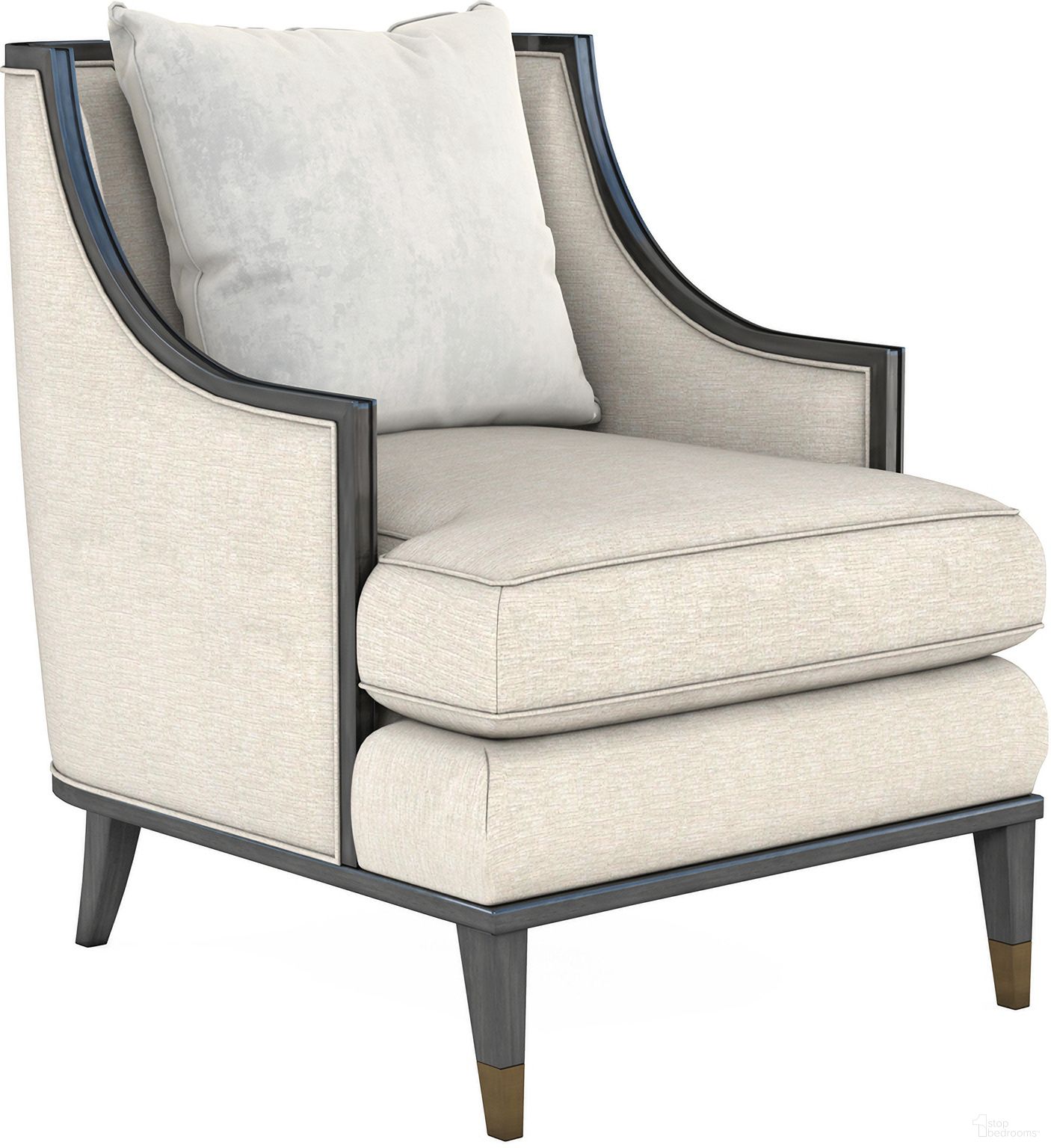 The appearance of Harper Onyx Matching Chair In Vintage Black designed by A.R.T. in the transitional interior design. This vintage black piece of furniture  was selected by 1StopBedrooms from Harper Collection to add a touch of cosiness and style into your home. Sku: 161523-5021AA. Material: Wood.