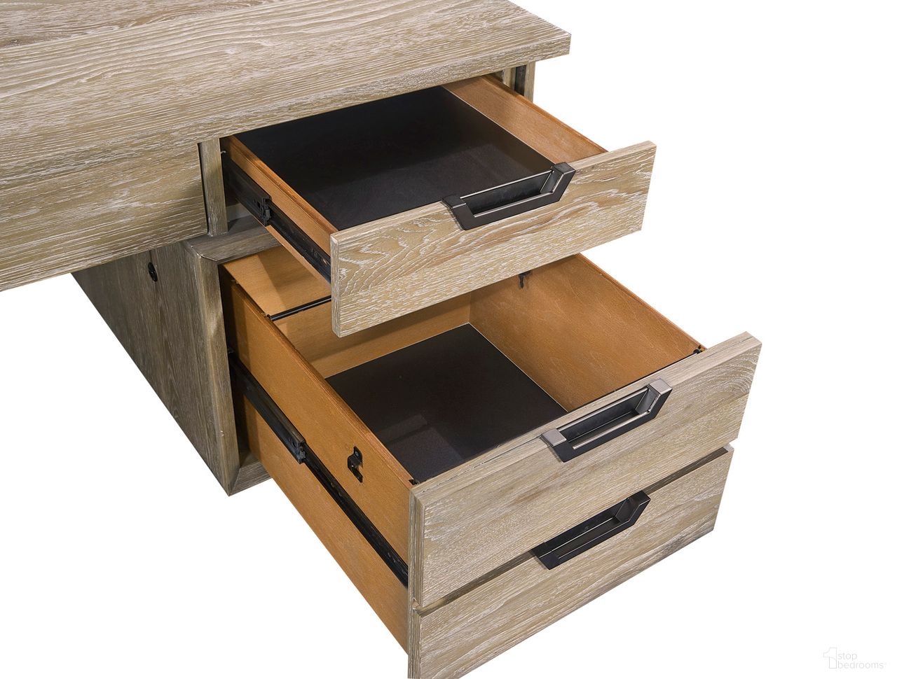 Aspenhome Harper Point 66 Executive Desk - Thumbnail 5