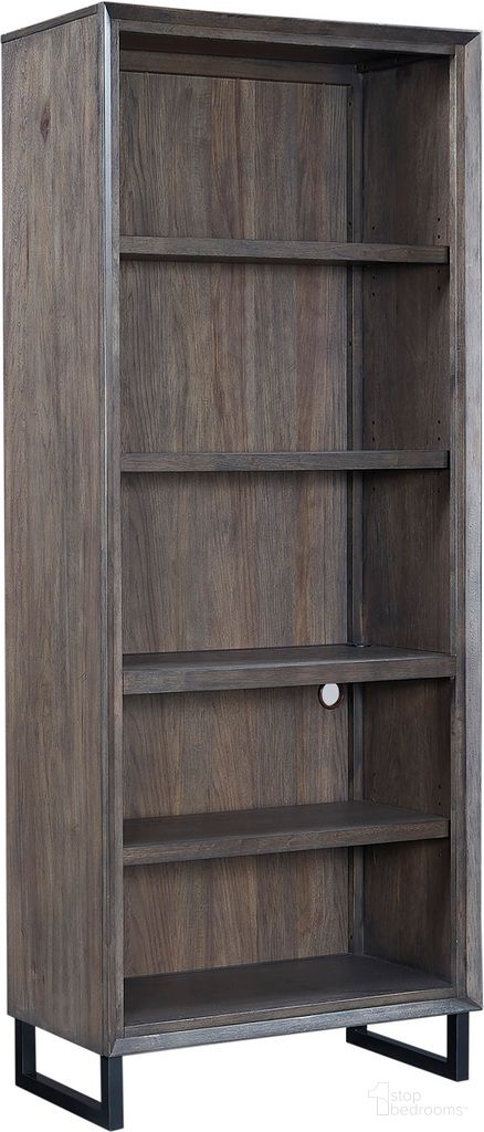 The appearance of Harper Point Open Bookcase designed by Aspenhome in the modern / contemporary interior design. This fossil piece of furniture was selected by 1StopBedrooms from Harper Point Collection to add a touch of cosiness and style into your home. Sku: IHP-333-FSL. Material: Wood.