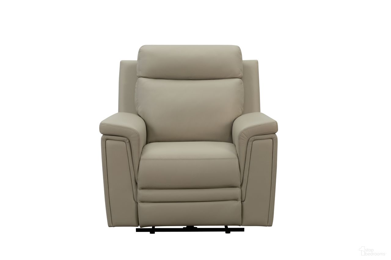 The appearance of Harper Power Recliner with Power Head Rest and Power Lumbar In Taupe designed by BarcaLounger in the modern / contemporary interior design. This taupe piece of furniture was selected by 1StopBedrooms from Harper Collection to add a touch of cosiness and style into your home. Sku: 9PHL1669378485. Material: Leather Match.