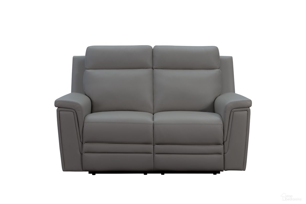 The appearance of Harper Power Reclining Loveseat with Power Head Rests and Power Lumbar In Cement designed by BarcaLounger in the modern / contemporary interior design. This cement piece of furniture was selected by 1StopBedrooms from Harper Collection to add a touch of cosiness and style into your home. Sku: 29PHL1669378495. Material: Leather Match.