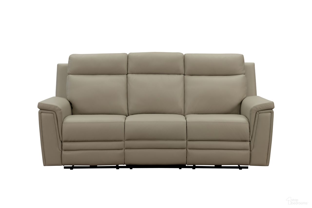 The appearance of Harper Power Reclining Sofa with Power Head Rests and Power Lumbar In Taupe designed by BarcaLounger in the modern / contemporary interior design. This taupe piece of furniture was selected by 1StopBedrooms from Harper Collection to add a touch of cosiness and style into your home. Sku: 39PHL1669378485. Material: Leather Match.