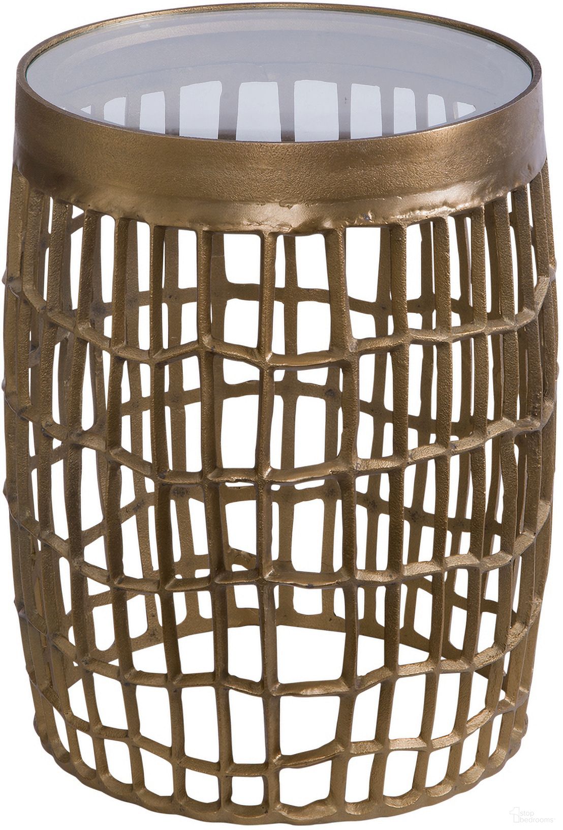 The appearance of Harper Round Accent Table In Bronze designed by Bassett Mirror Company in the modern / contemporary interior design. This bronze piece of furniture  was selected by 1StopBedrooms from Harper Collection to add a touch of cosiness and style into your home. Sku: 9141-LR-223. Material: Metal.