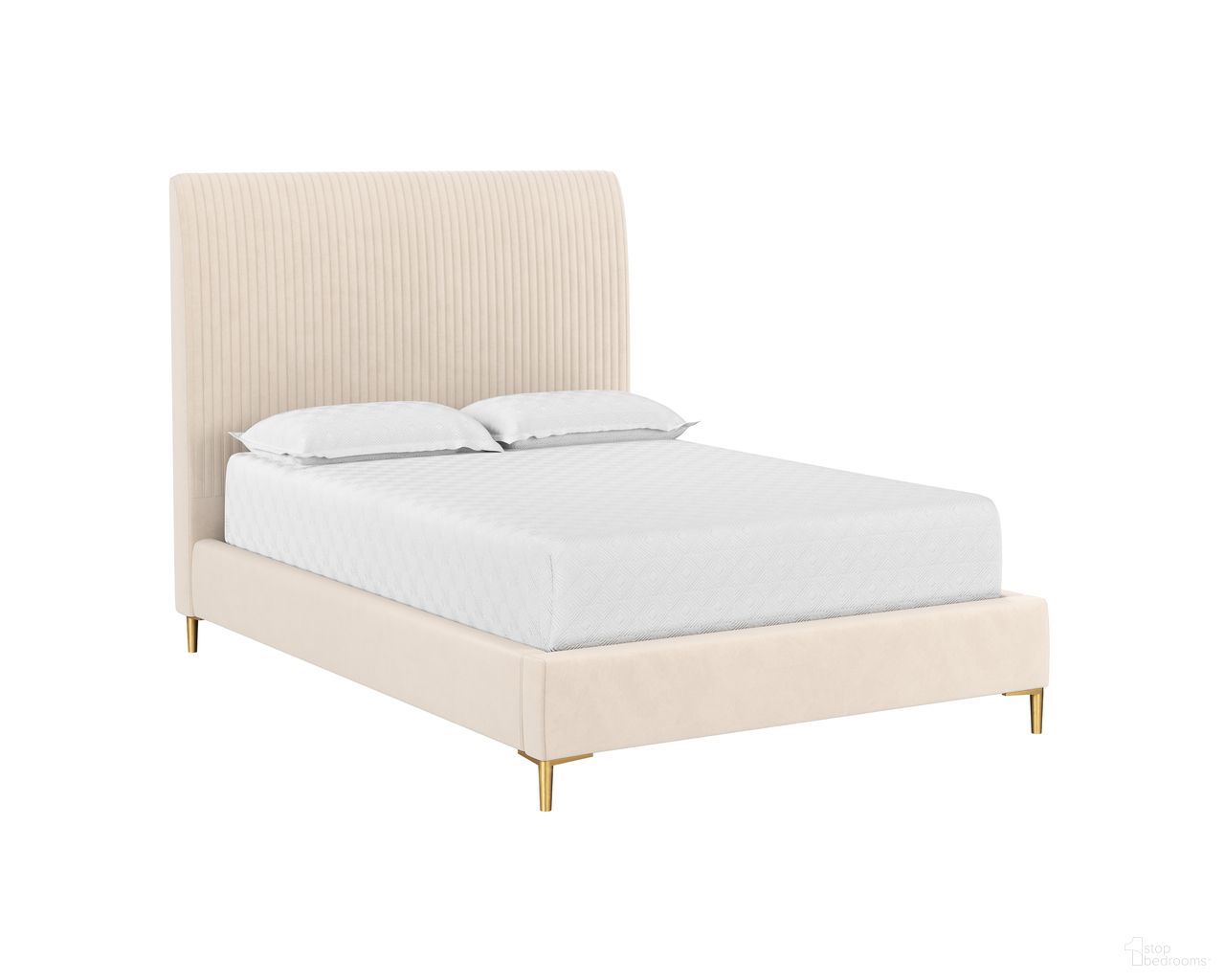Harris Full Platform Bed In Casablanca Cloud