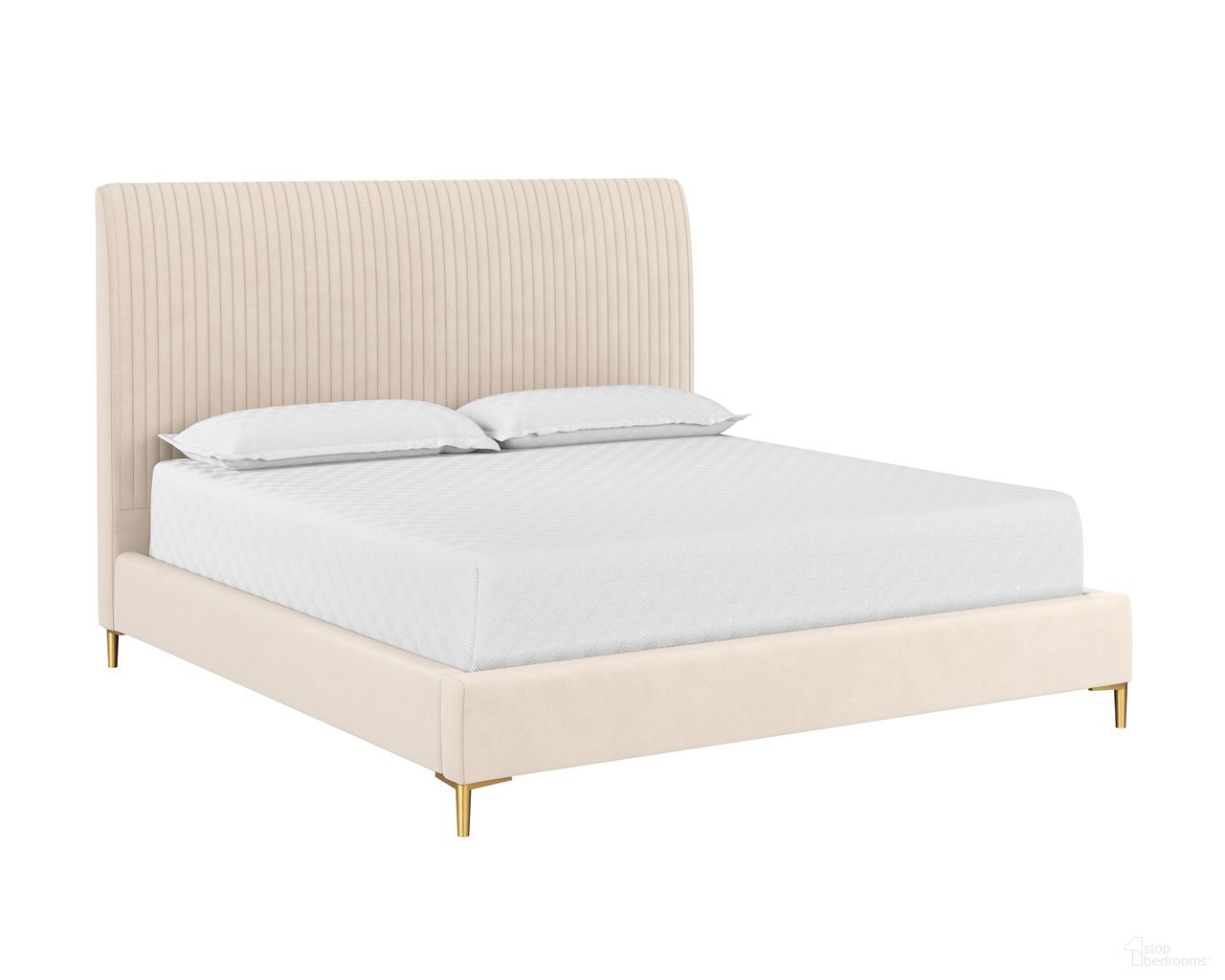 Harris King Platform Bed In Casablanca Cloud