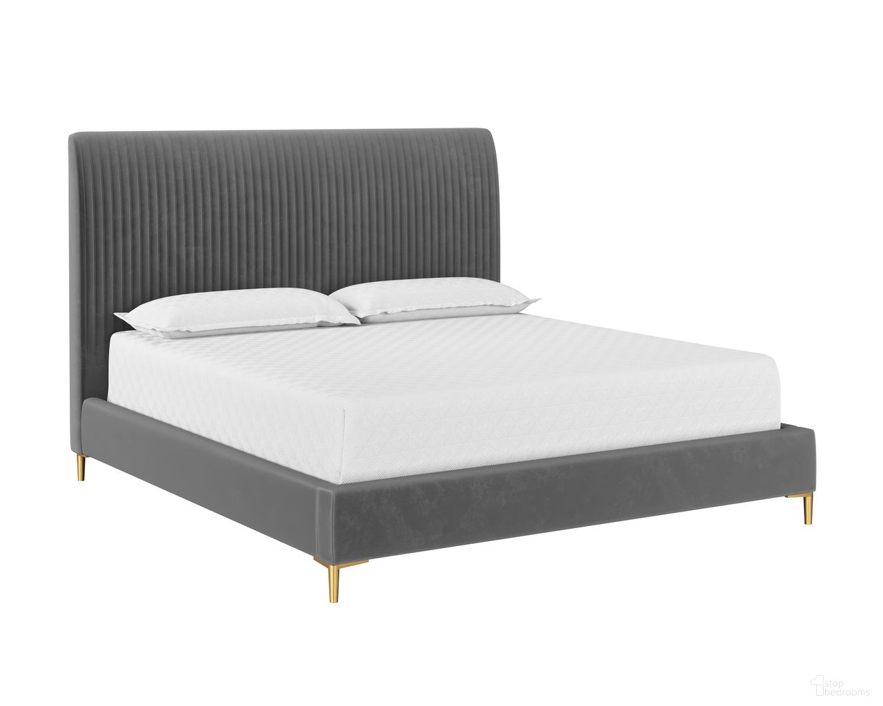Harris King Platform Bed In Casablanca Storm