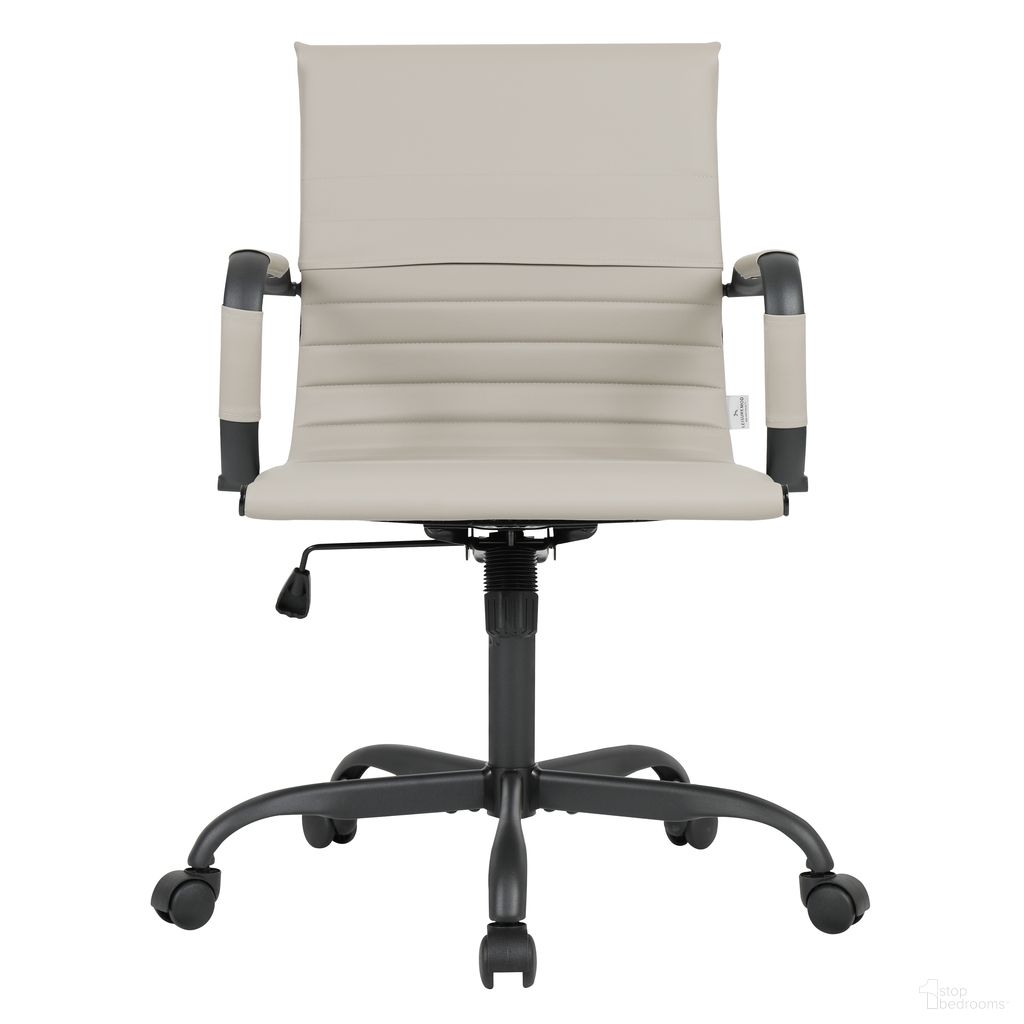 Harris Leather Home Office Chair In Tan and Black