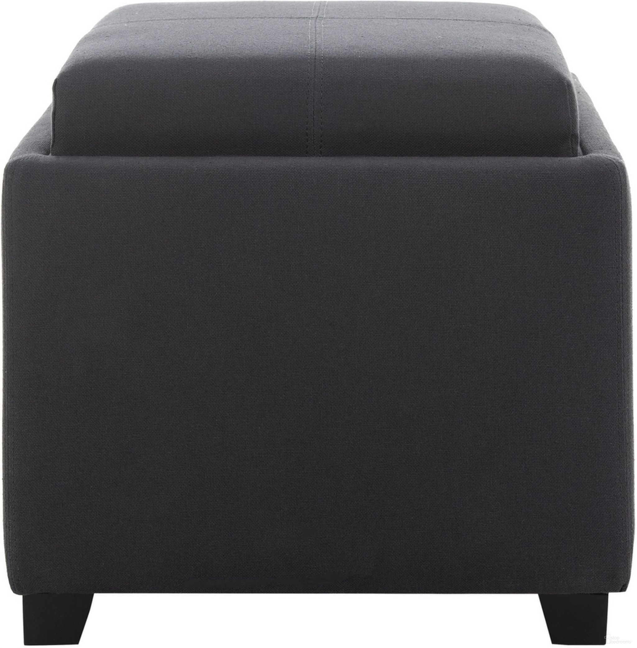 The appearance of Harrison Grey and Black Single Tray Ottoman designed by Safavieh in the modern / contemporary interior design. This grey piece of furniture was selected by 1StopBedrooms from Harrison Collection to add a touch of cosiness and style into your home. Sku: HUD8233N. Material: Wood.