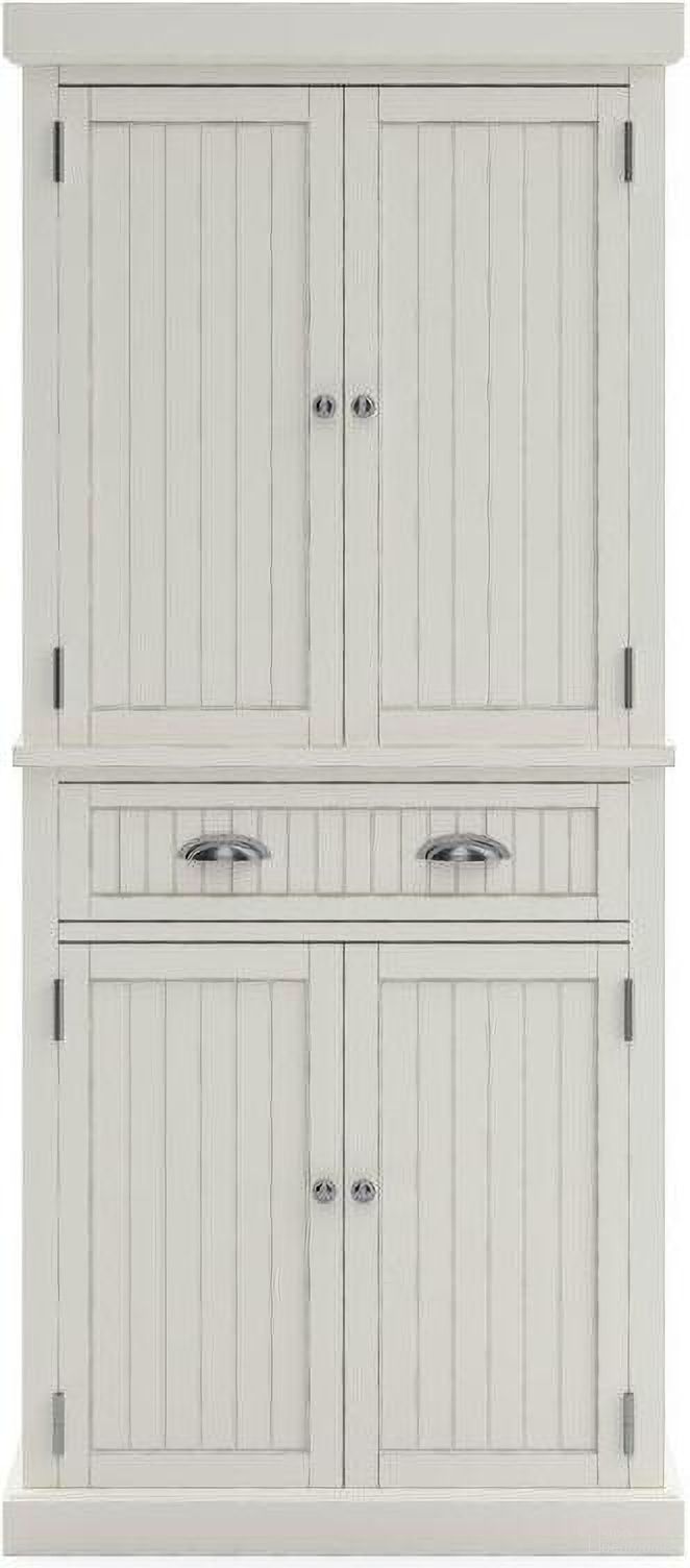 The appearance of Hartford Off White Pantry designed by Homestyles in the traditional interior design. This off white piece of furniture was selected by 1StopBedrooms from Hartford Collection to add a touch of cosiness and style into your home. Sku: 5022-69. Material: Wood.