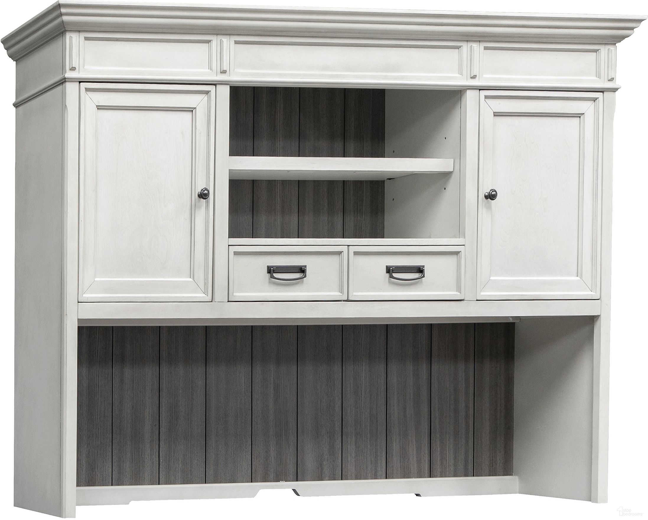 The appearance of Hartford Wood Hutch with Wire Mesh Doors In White designed by Martin Furniture in the traditional interior design. This white and grey piece of furniture was selected by 1StopBedrooms from Hartford Collection to add a touch of cosiness and style into your home. Sku: IMHF682W. Material: Wood.