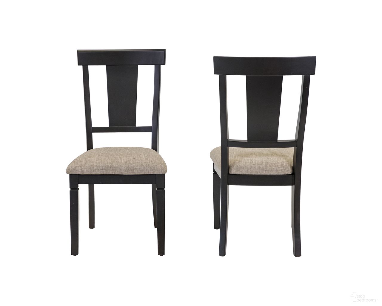The appearance of Hartford Wood Kitchen Table Chairs Set of 2 In Black designed by Martin Furniture in the traditional interior design. This black piece of furniture was selected by 1StopBedrooms from Hartford Collection to add a touch of cosiness and style into your home. Sku: IMHF70KIT2. Material: Solid Hardwood & Veneers. Chair Type: Side Chair.