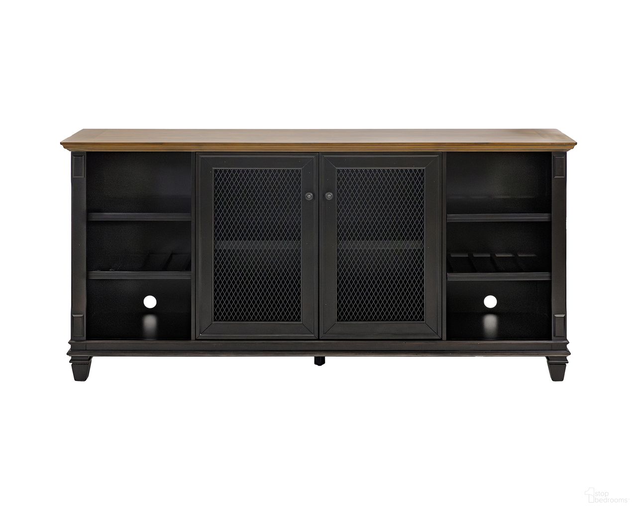 The appearance of Hartford Wood Sideboard In Black designed by Martin Furniture in the traditional interior design. This black piece of furniture was selected by 1StopBedrooms from Hartford Collection to add a touch of cosiness and style into your home. Sku: IMHF370. Material: Solid Hardwood & Veneers.
