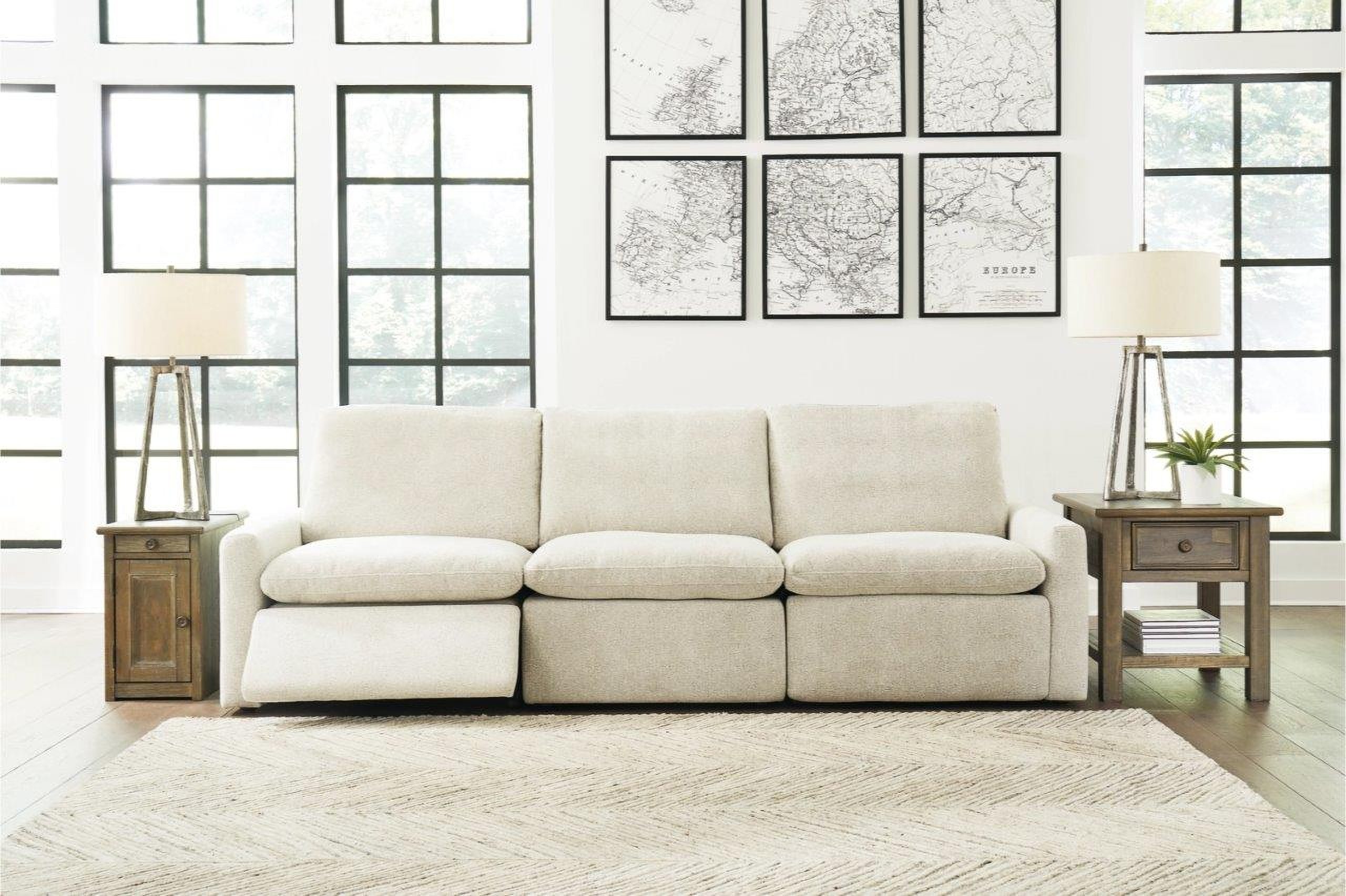 Savesto ivory laf discount corner chair sectional