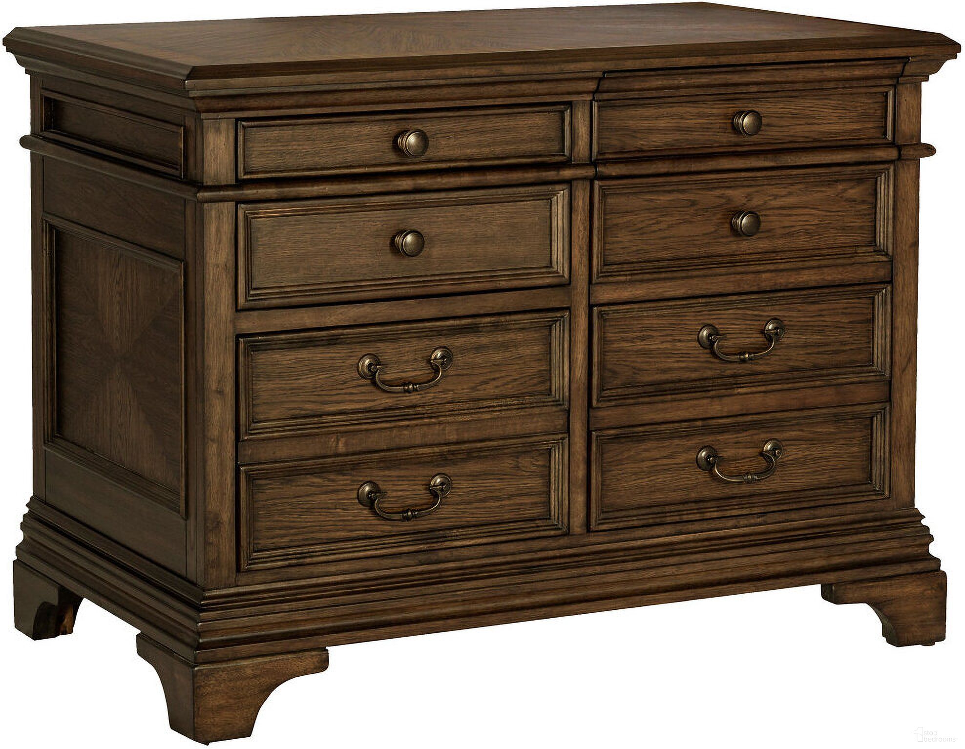The appearance of Hartshill 5-drawer File Cabinet Burnished Oak designed by Coaster in the traditional interior design. This burnished oak piece of furniture  was selected by 1StopBedrooms from Hartshill Collection to add a touch of cosiness and style into your home. Sku: 881284. Material: Wood.