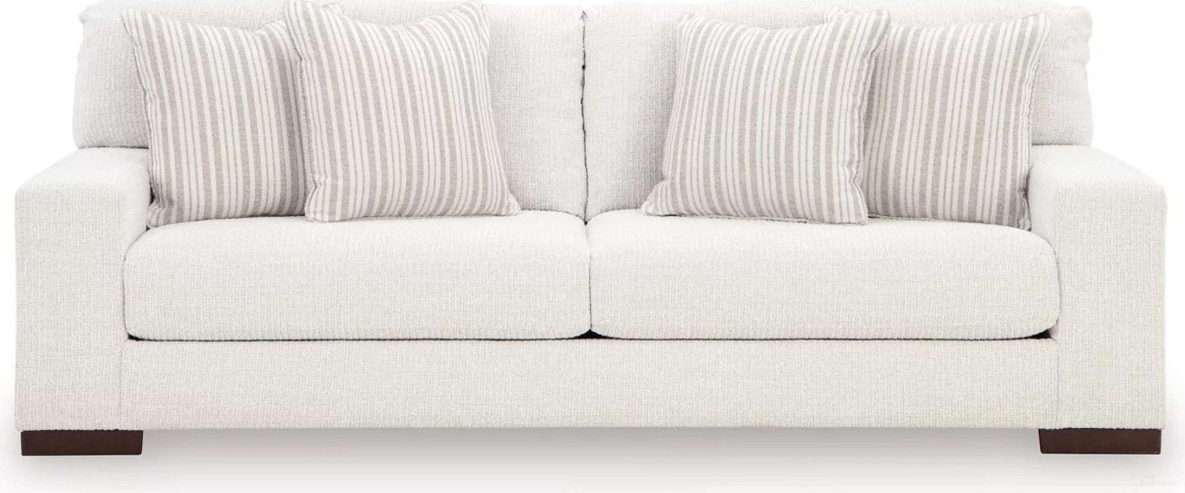 The appearance of Hartside Sofa In Frosted designed by Signature Design by Ashley in the modern / contemporary interior design. This frosted piece of furniture was selected by 1StopBedrooms from Hartside Collection to add a touch of cosiness and style into your home. Sku: 8010438. Material: Performance Fabric.