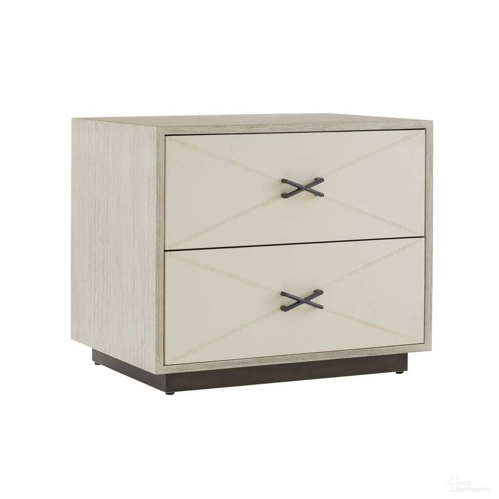 The appearance of Hartzel Side Table In Ivory designed by Arteriors in the  interior design. This ivory piece of furniture  was selected by 1StopBedrooms from Hartzel Collection to add a touch of cosiness and style into your home. Sku: FII06. Material: Leather.