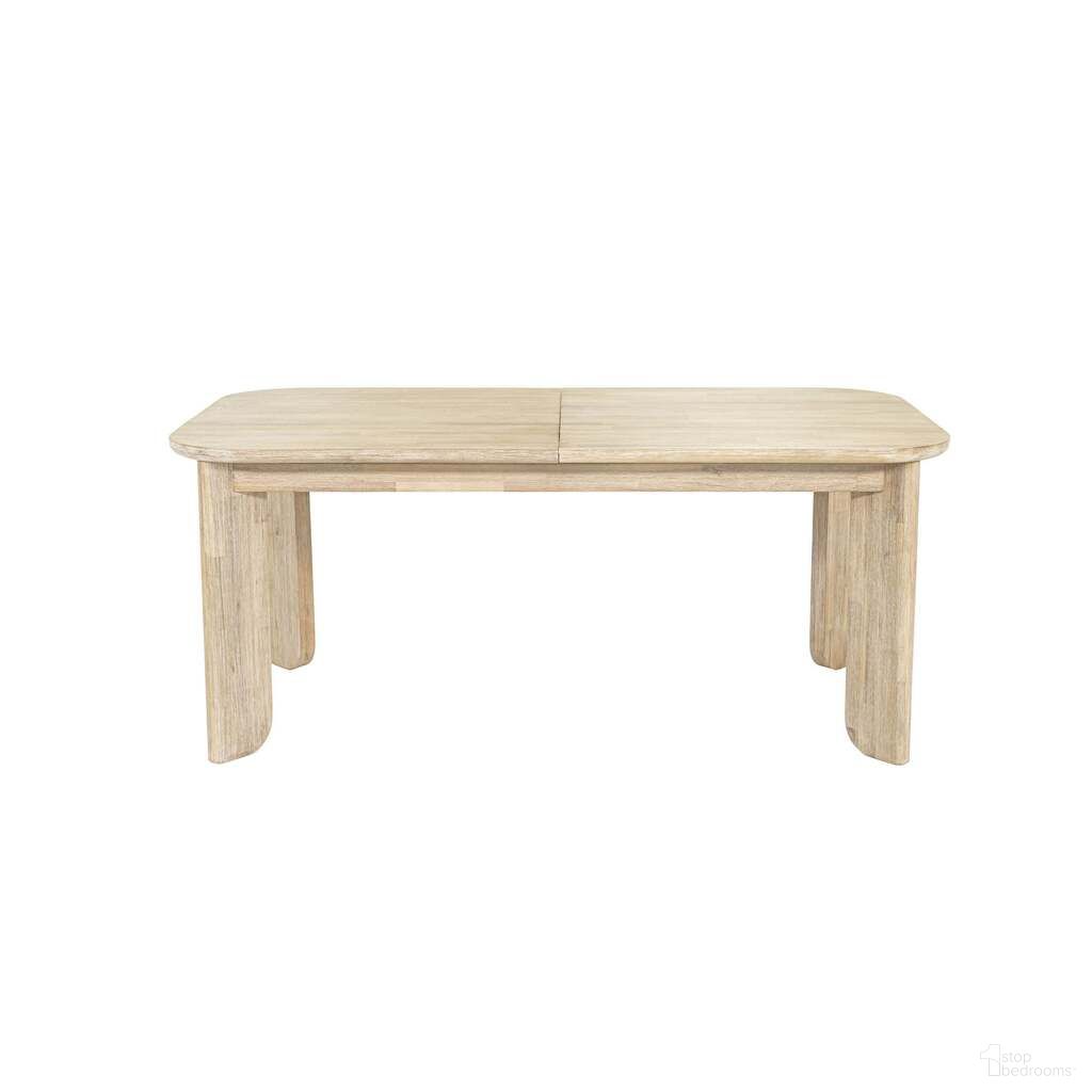 The appearance of Haru 102 Inch Extension Dining Table In Sand Wash designed by LH Imports in the modern / contemporary interior design. This sand wash piece of furniture  was selected by 1StopBedrooms from Haru Collection to add a touch of cosiness and style into your home. Sku: HAR010. Table Base Style: Legs. Table Top Shape: Rectangular. Size: 35" x 70". Material: Acacia.
