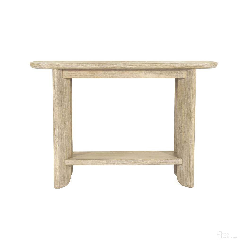 The appearance of Haru Console In Sand Wash designed by LH Imports in the transitional interior design. This sand wash piece of furniture was selected by 1StopBedrooms from Haru Collection to add a touch of cosiness and style into your home. Sku: HAR034. Material: Acacia.