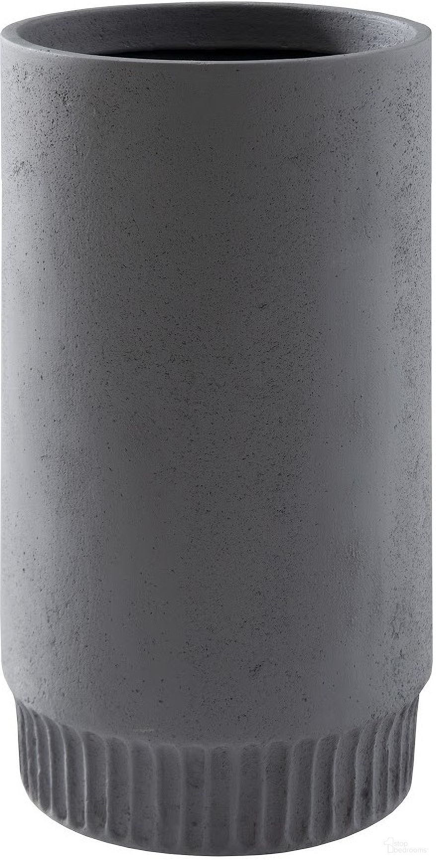 Harvest Medium Planter In Dark Gray