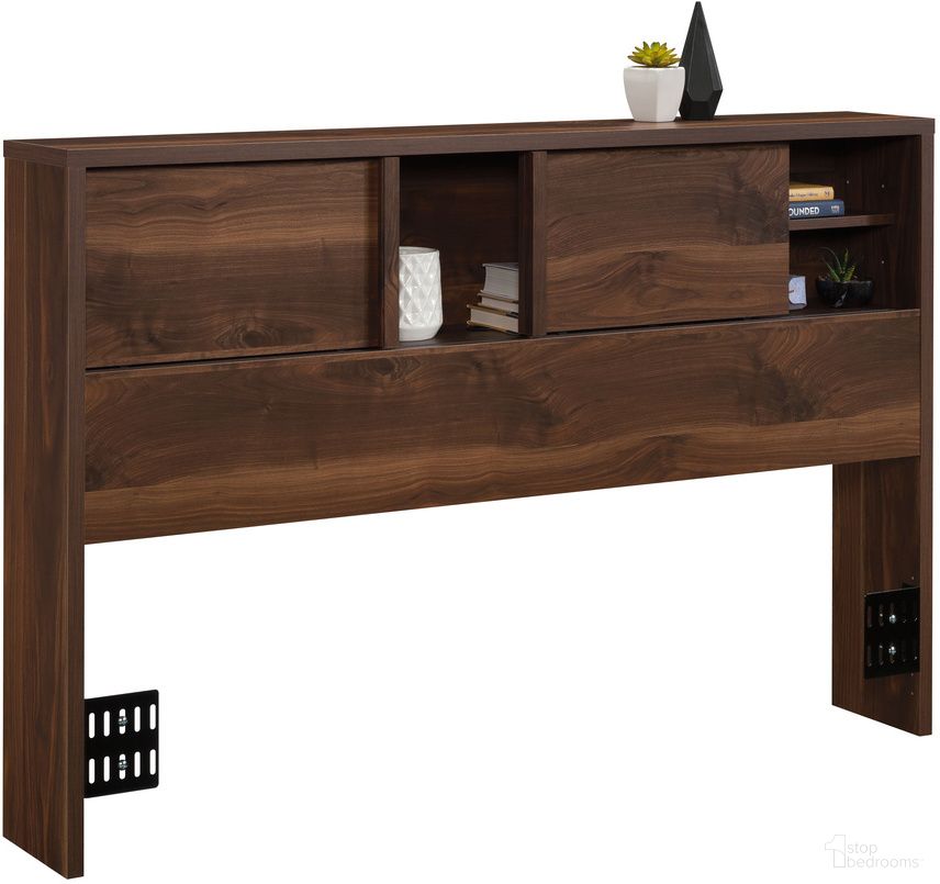 The appearance of Harvey Park Full Or Queen Bookcase Headboard In Grand Walnut designed by Sauder in the modern / contemporary interior design. This grand walnut piece of furniture was selected by 1StopBedrooms from Harvey Park Collection to add a touch of cosiness and style into your home. Sku: 433263. Bed Size: Full. Material: Engineered Wood.
