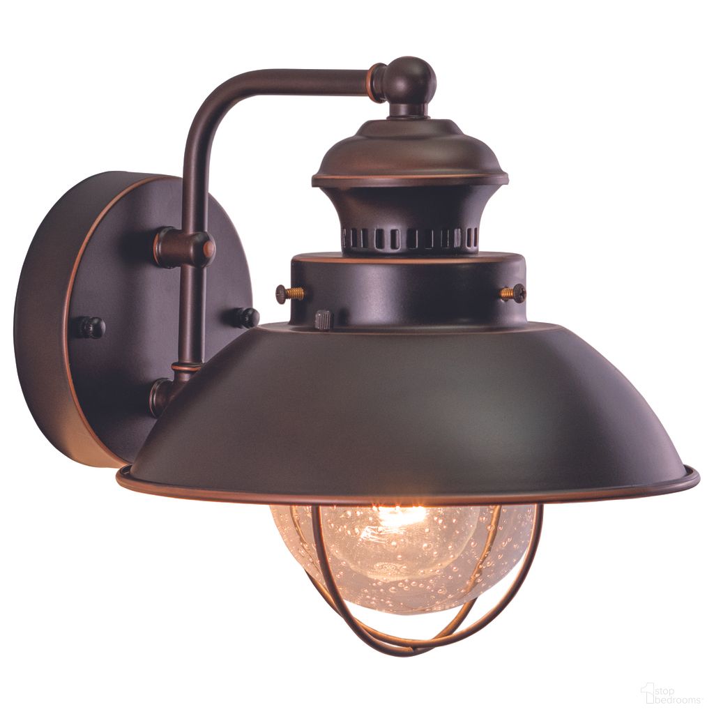 Harwich 8 Inch Outdoor Wall Light In Burnished Bronze