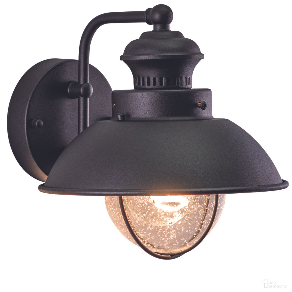 The appearance of Harwich 8 Inch Outdoor Wall Light In Textured Black designed by Vaxcel in the coastal interior design. This textured black piece of furniture was selected by 1StopBedrooms from Harwich Collection to add a touch of cosiness and style into your home. Sku: OW21581TB. Material: Steel.