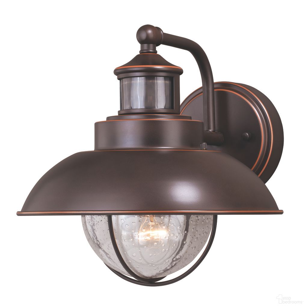 The appearance of Harwich Motion Sensor Dusk to Dawn Outdoor 12 Inch Wall Light In Burnished Bronze designed by Vaxcel in the coastal interior design. This burnished bronze piece of furniture was selected by 1StopBedrooms from Harwich Collection to add a touch of cosiness and style into your home. Sku: T0263. Material: Steel.
