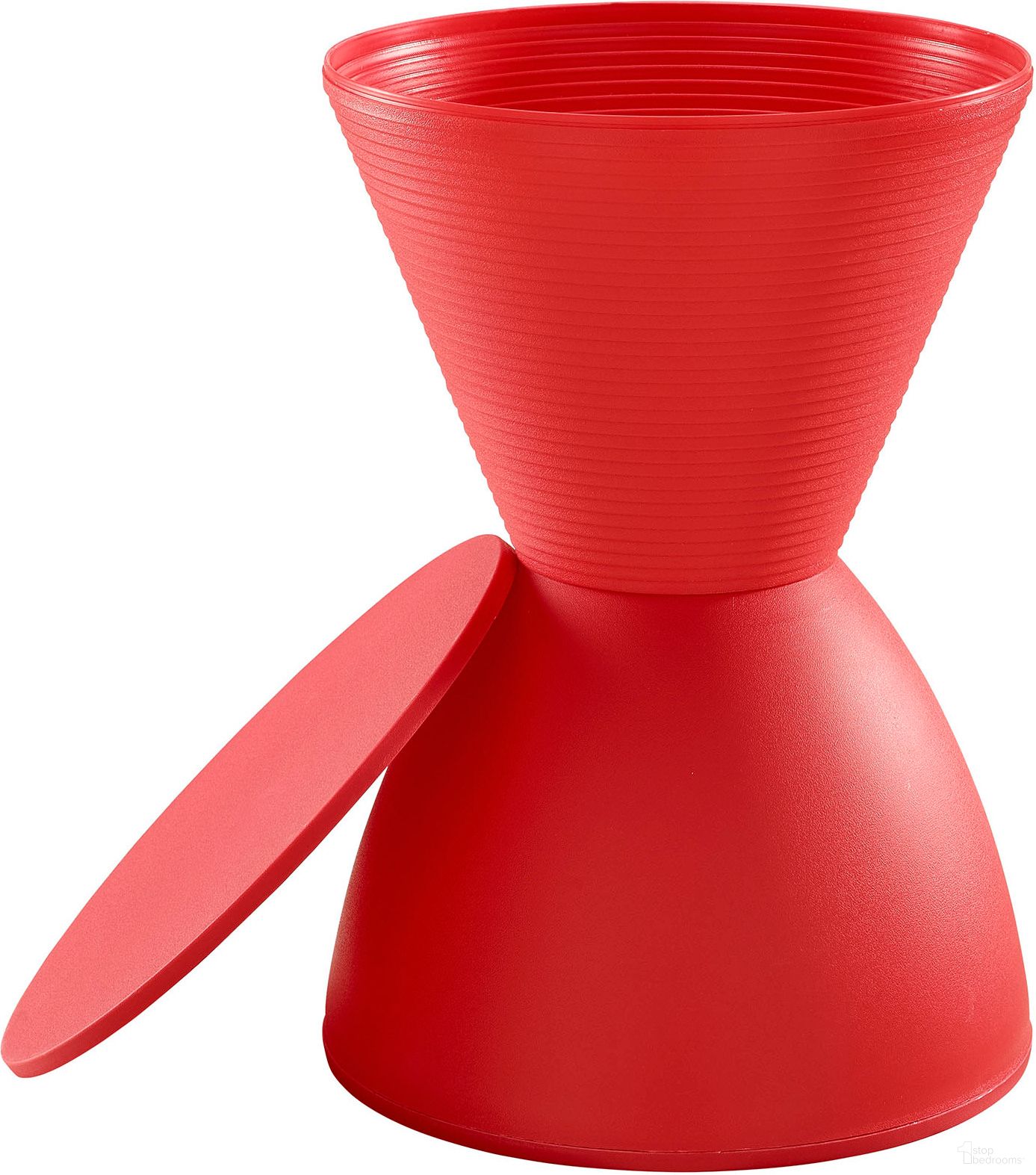 The appearance of Haste Red Stool designed by Modway in the modern / contemporary interior design. This red piece of furniture was selected by 1StopBedrooms from Haste Collection to add a touch of cosiness and style into your home. Sku: EEI-1699-RED. Material: Polypropylene.