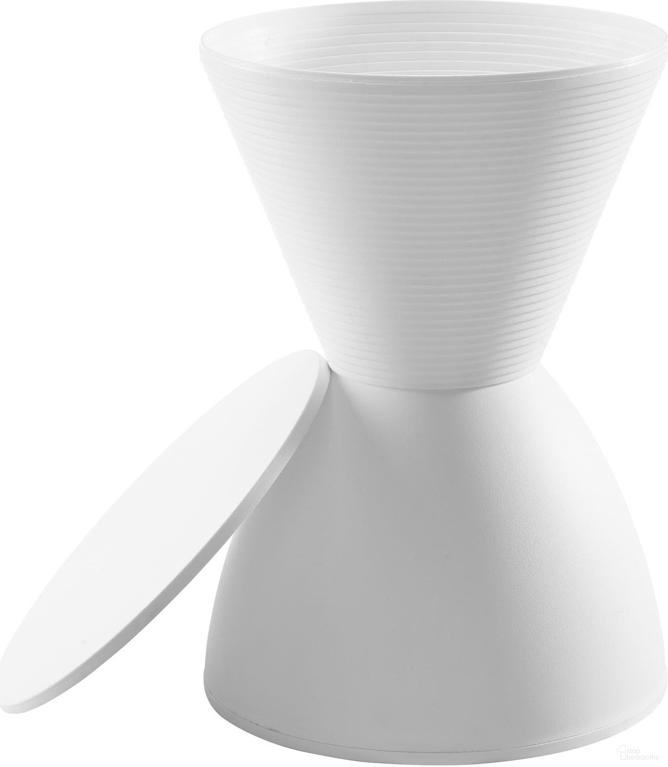 The appearance of Haste White Stool designed by Modway in the modern / contemporary interior design. This white piece of furniture was selected by 1StopBedrooms from Haste Collection to add a touch of cosiness and style into your home. Sku: EEI-1699-WHI. Material: Polypropylene.
